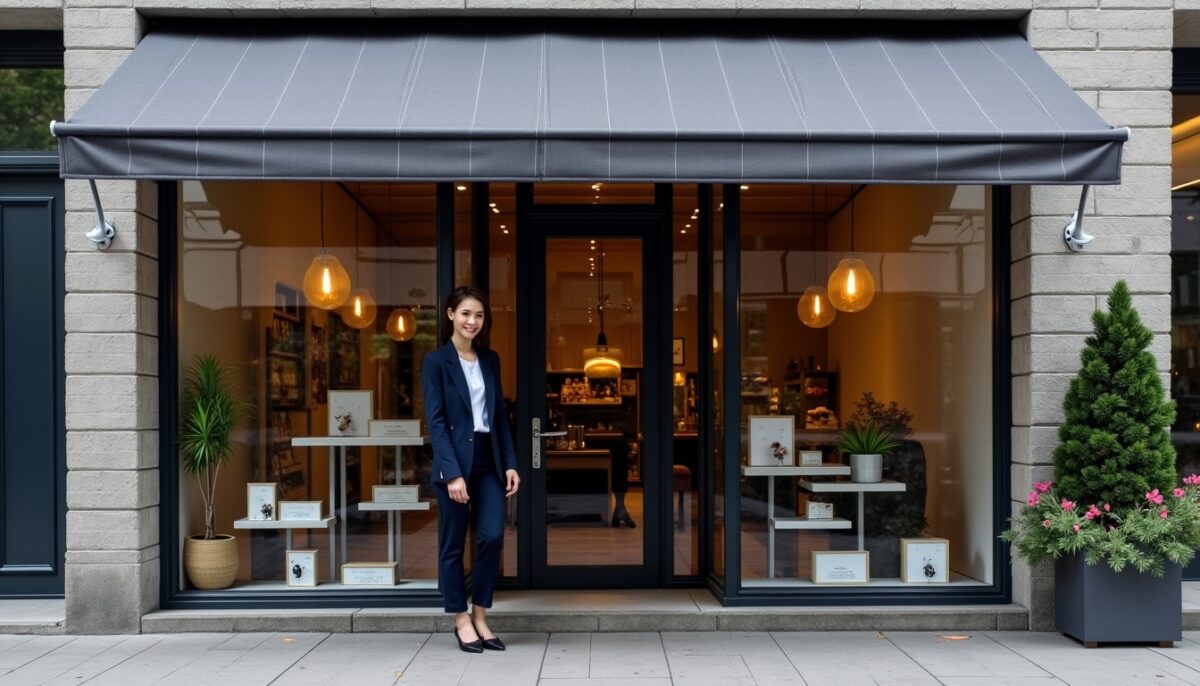 Store banne motorisé pour magasin : comment les commerçants améliorent visibilité et rentabilité